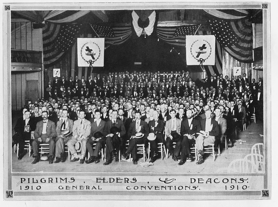 1910, конвенция, брат Рассел, Пилигримы, старшие и дьяконы