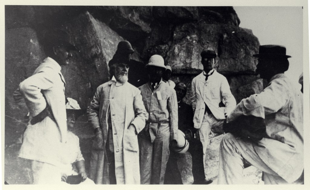6j - 1912, March 7 - At The Pyramid With Br Morton Edgar - From Glass Slide 1024x628