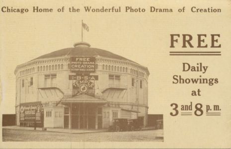 Post Card Advertising The Chicago Photo Drama Temple